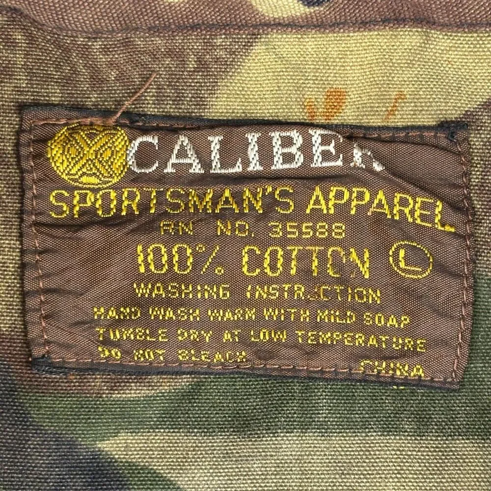 Caliber Sportsman's Camo Duck‎ Hunting Shooting Vest Mens Large Shell Loops